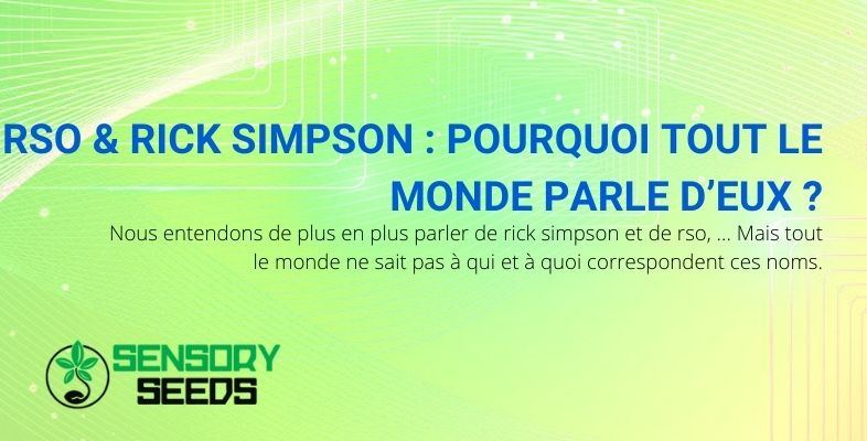 Pourquoi tout le monde parle de RSO & Rick Simpson ?