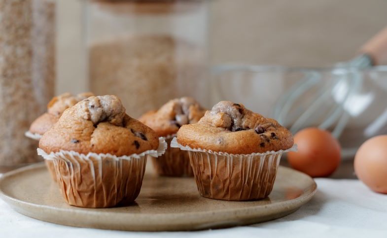 Muffins à la farine de cannabis