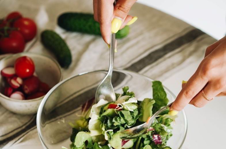 Salade à enrichir de graines de chanvre