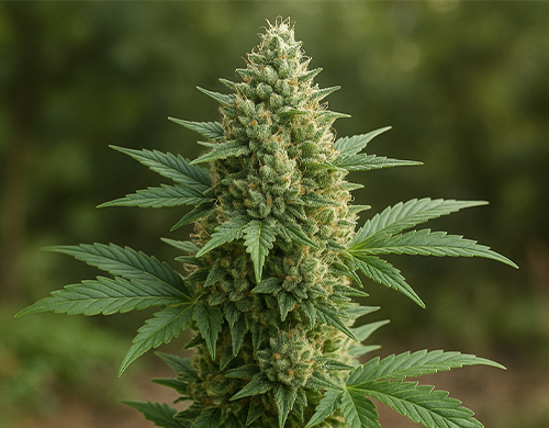 Plante London Cheese cultivée en extérieur en floraison