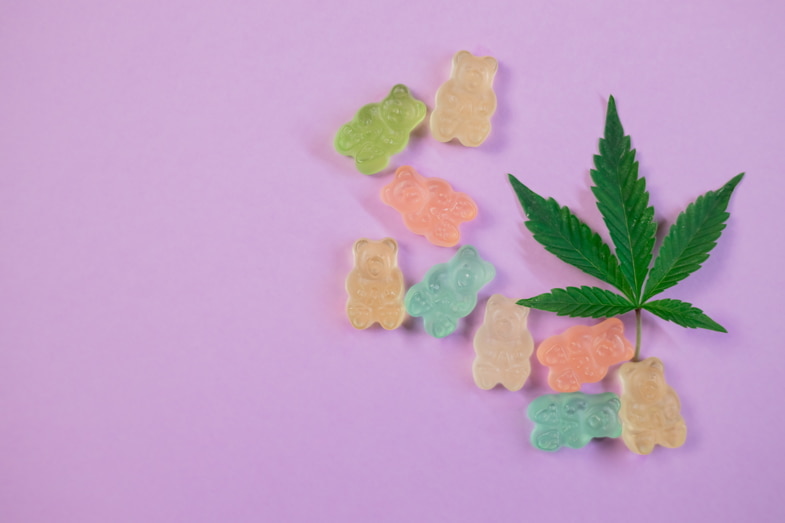 Bonbons fondants au cannabis