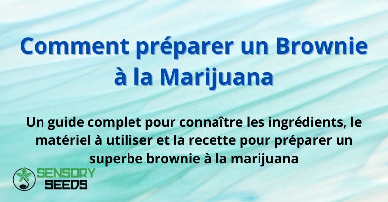 Comment préparer un Brownie à la Marijuana