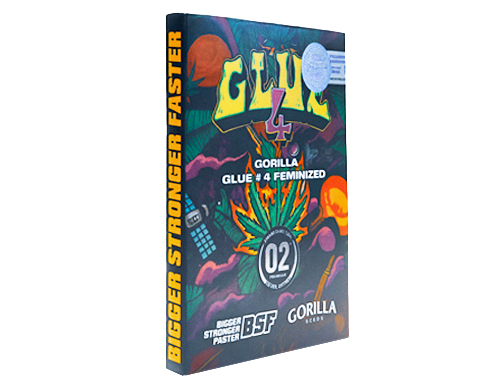Emballage original des graines de cannabis Gorilla Glue Fem